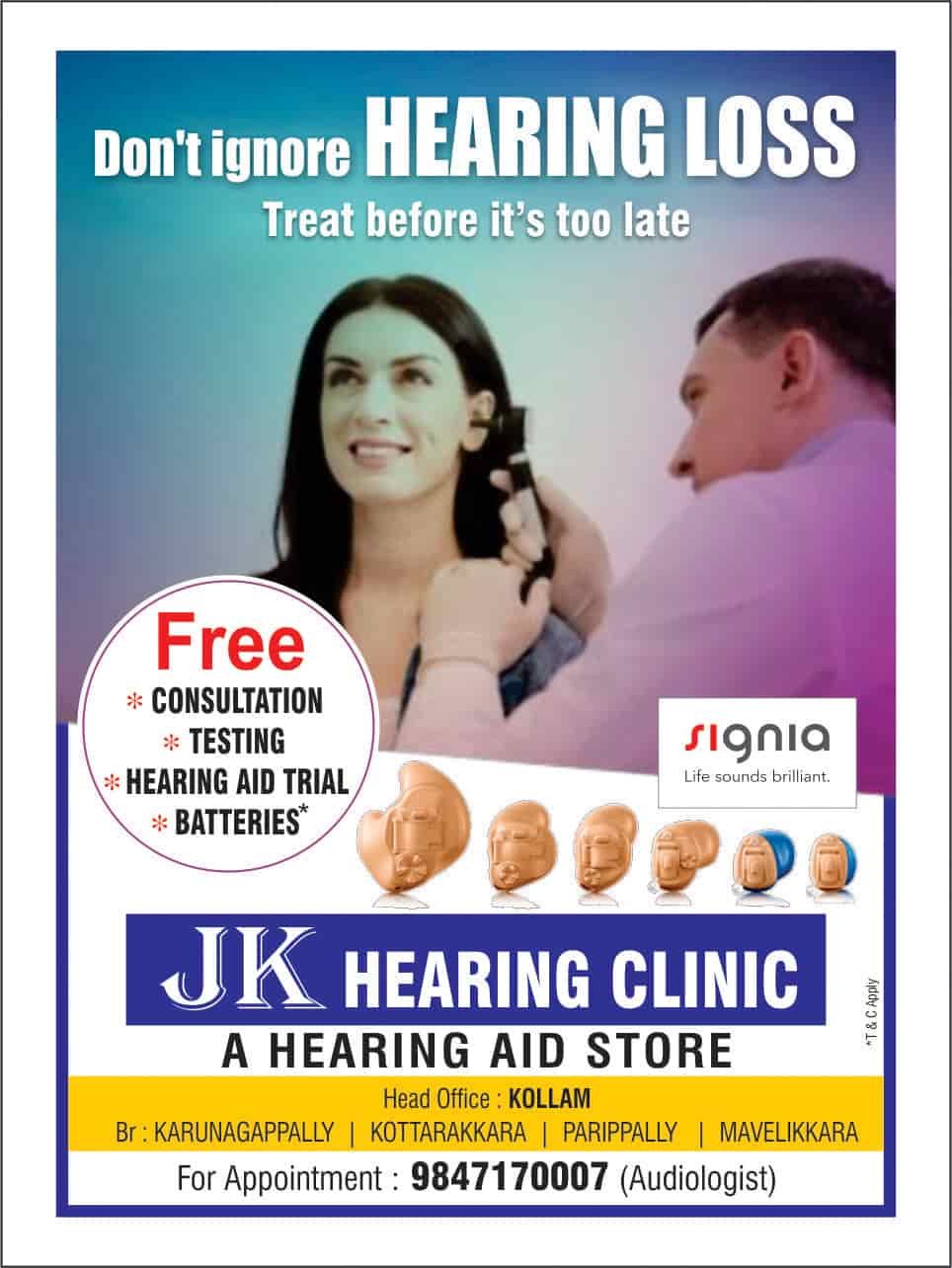 Best Hearing Aids Clinic in Kerala (Kollam, Trivandrum ...